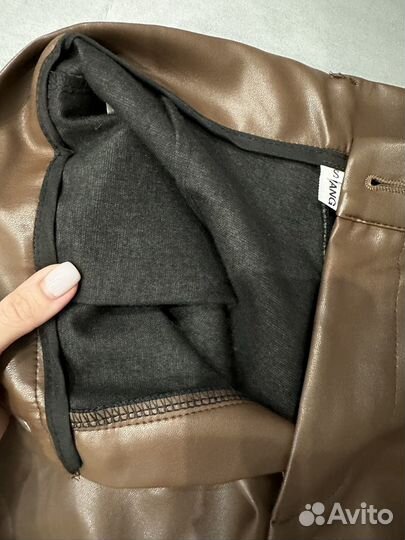 Шорты женские кожаные