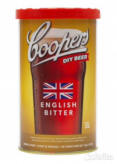 Охмеленный солодовый экстракт Coopers English Bitt