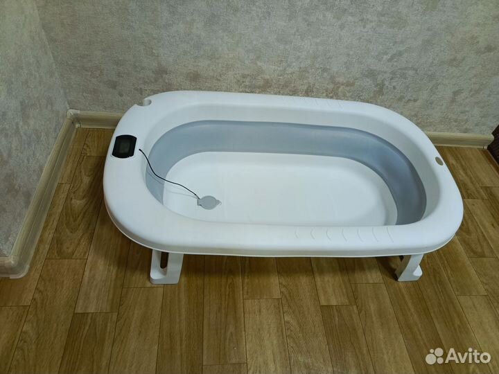 Ванночка для купания складная с термометром