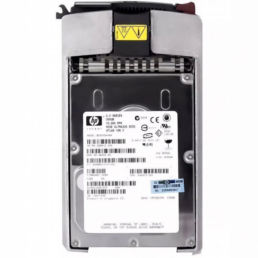 [356910-009] Жесткий Диск Hp Bd3008a4b6 300gb U320scsi 3.5" 356910-009