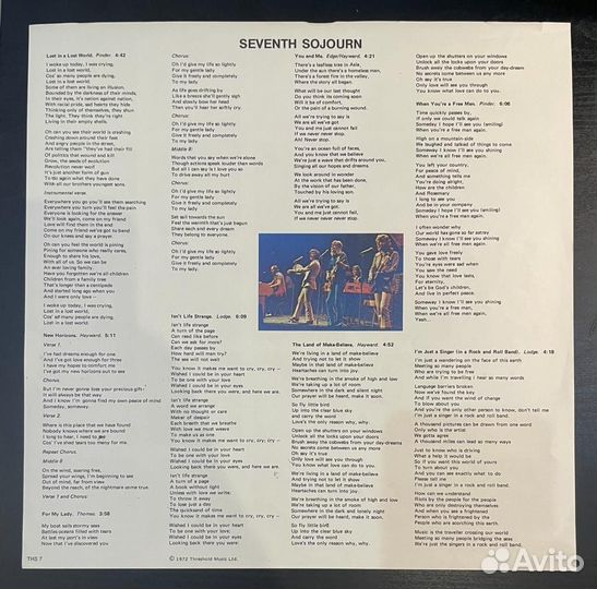 The Moody Blues–Seventh Sojourn (Англия 1972г.)