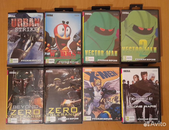 Игры для Сеги (Sega), новые, Авито доставка, Ч. 1