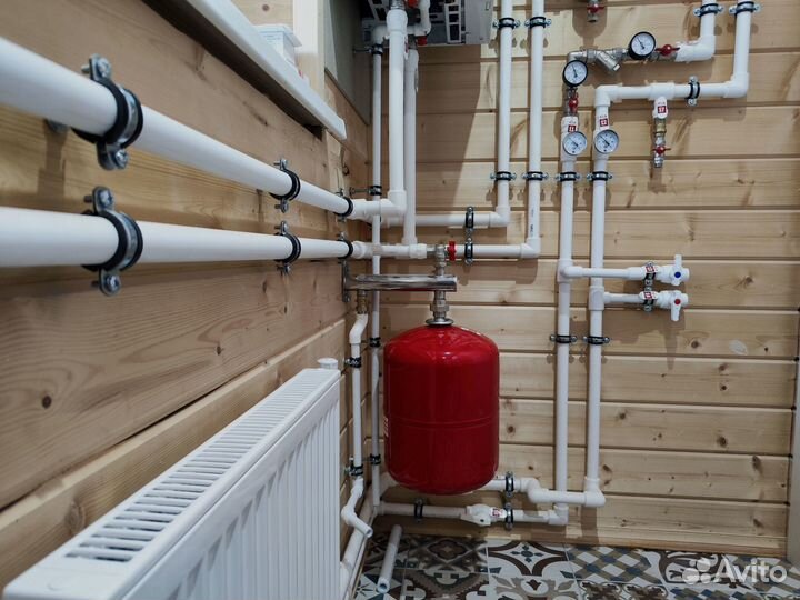 Монтаж тёплых полов и водоснабжения под ключ