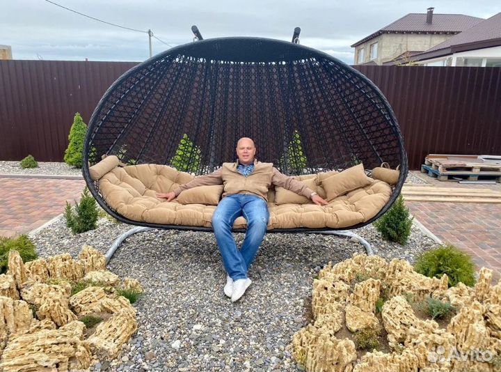 Люксовое кресло качели /диван подвесной