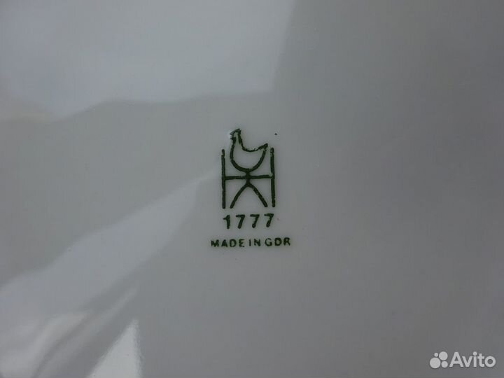 Сервиз Столовый гдр 63 предмета Henneberg Porzella