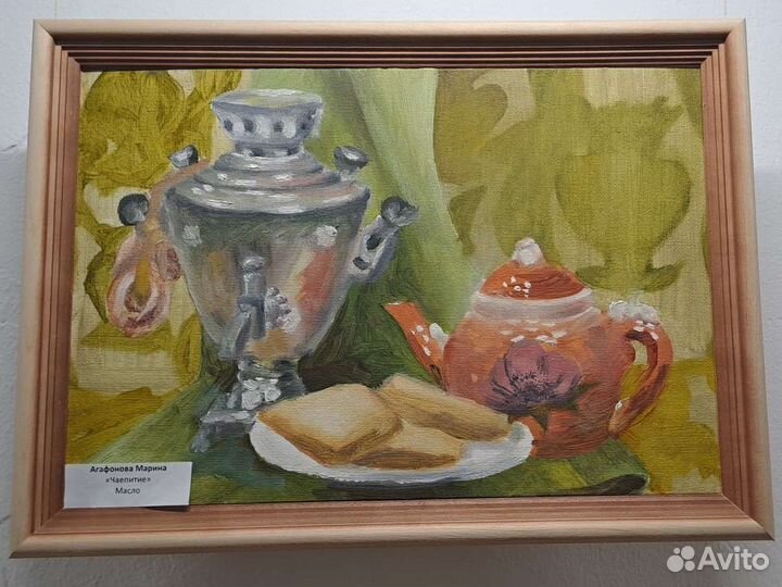 Картина маслом на холсте натюрморт