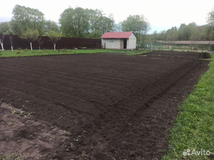 Покос травы, вспашка мотоблоком, опилка деревьев