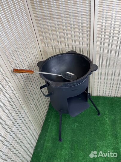 Казан узбекский 16 л с печью