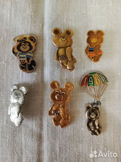 Значки олимпиада 80