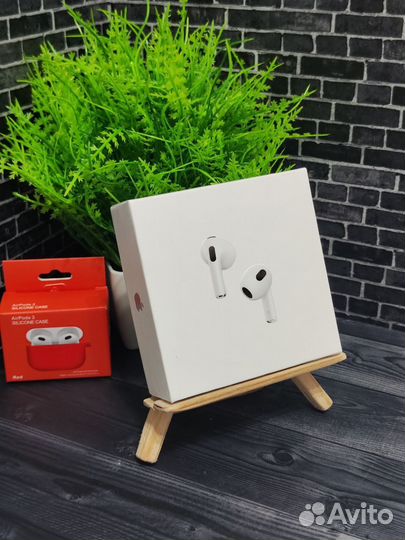 Беспроводные наушники airpods 3 Premium + чехол