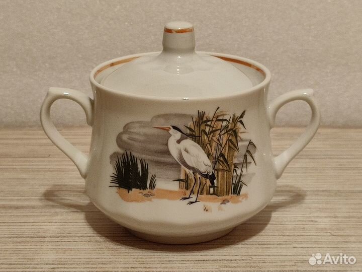 Сахарница. Аист. Цапля. СССР