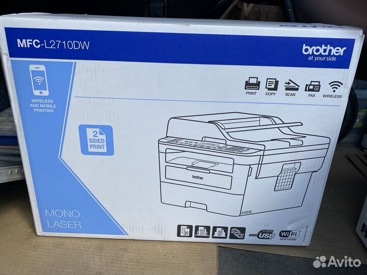 Принтел лазерный мфу brother