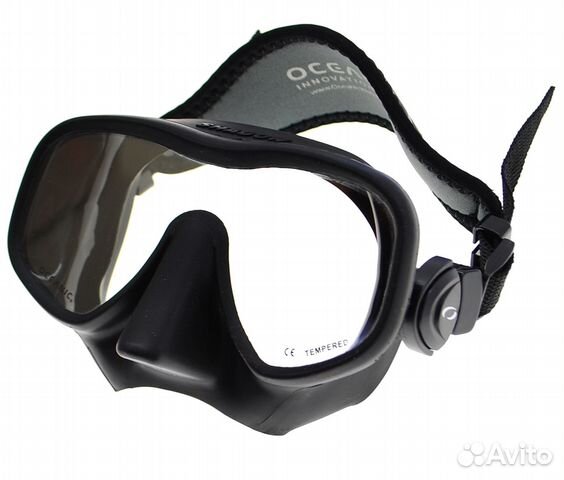 Однолинзовая маска для дайвинга Shadow Black