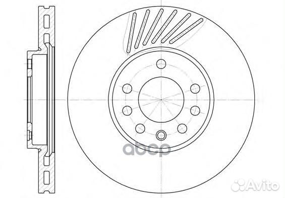 6494.10 диск тормозной передний Opel Vectra, S