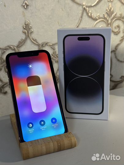 iPhone XR 128 gb в корпусе 14 pro purple