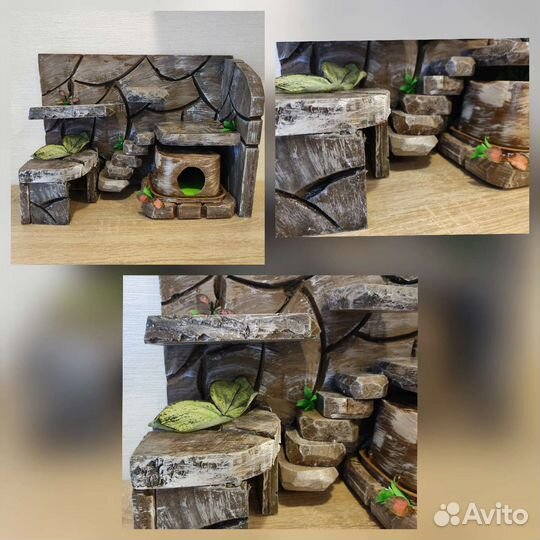 Фон для террариума/влажная камера/укрытие