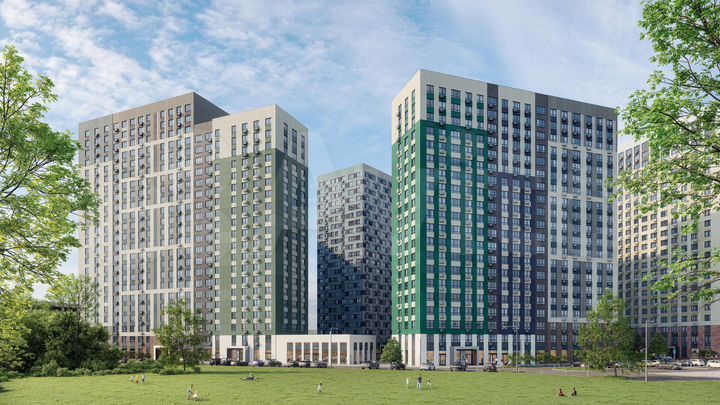 2-к. квартира, 35,3 м², 6/23 эт.