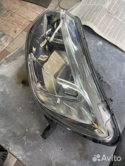 Фара левая logan 2 с дхо