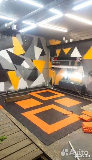 Пвх плитка для гаража