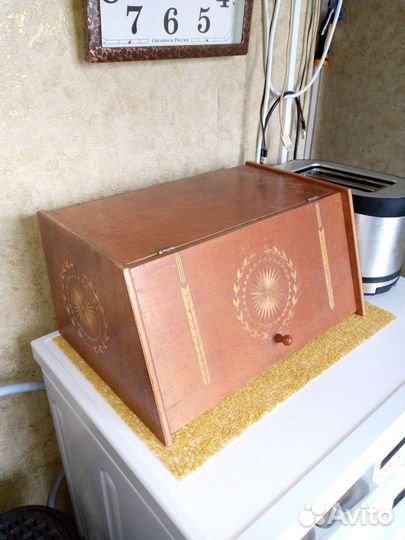 Хлебница деревянная СССР (с отделкой)