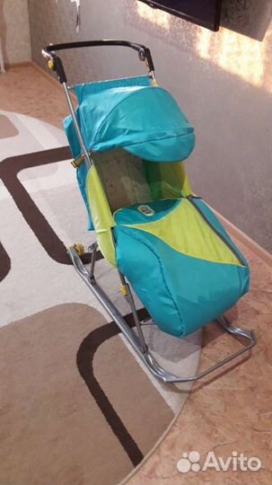 Детские санки коляска