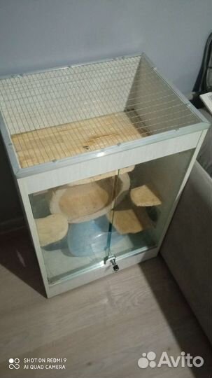 Витрина / клетка для шиншиллы