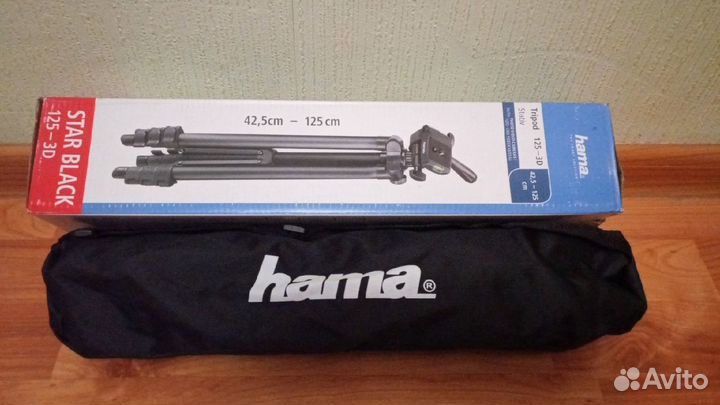 Штатив трипод для фотоаппарата. 125 см. Hama