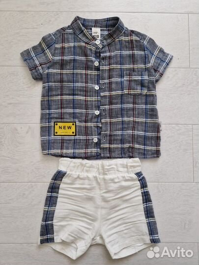 Рубашка и шорты 74 размер