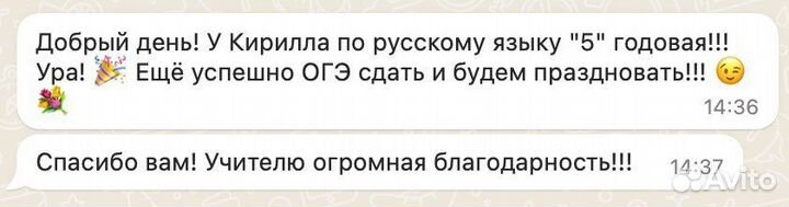 Репетитор по русскому языку, подготовка к ОГЭ, ЕГЭ