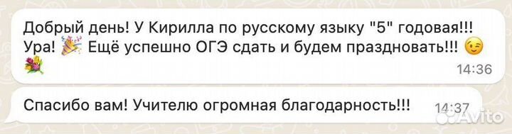 Репетитор по русскому языку, подготовка к ОГЭ, ЕГЭ
