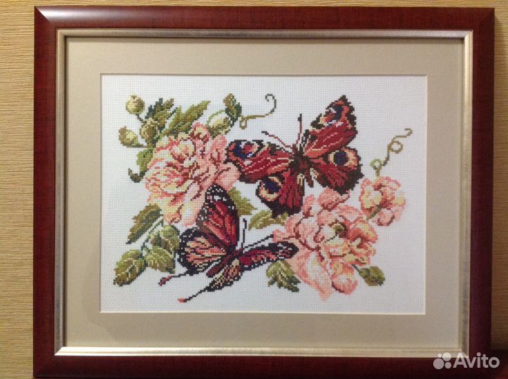 Картина вышитая крестиком 