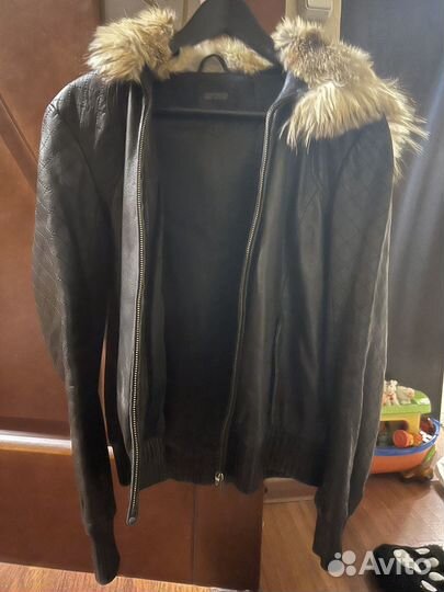 Куртка кожаная