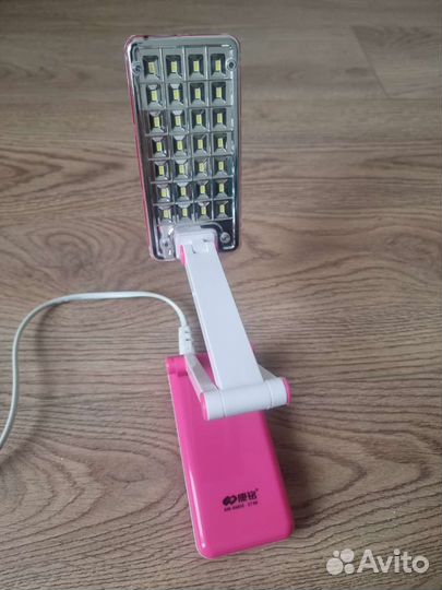 LED лампа настольная складная