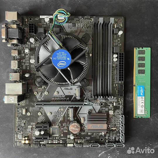 I3 8100 + asus prime b360m-a