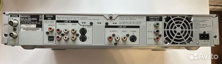 DVD Recorder Sony RDR- HX910