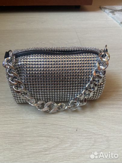 Клатч вечерний со стразами