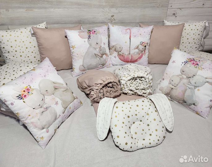 Бортики в кроватку