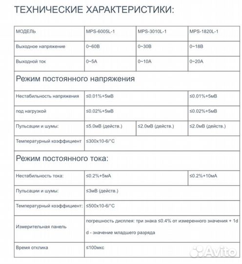 Лабораторный блок питания