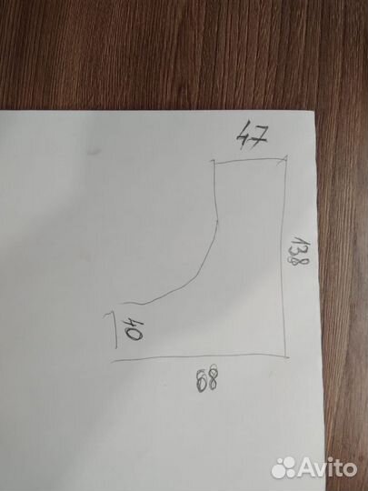 Угловой письменный стол с ящиками