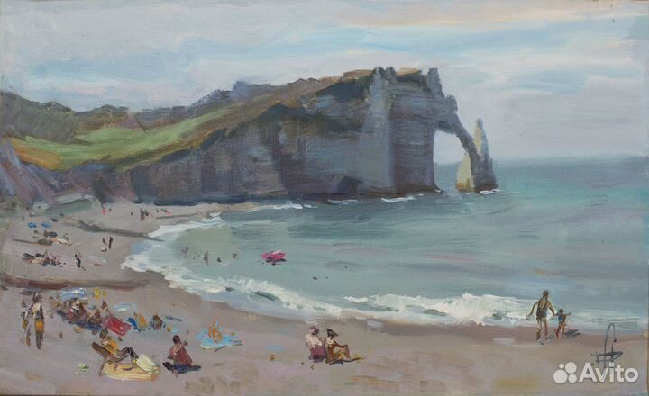 30 Скалы Этрета. Франция, кисти Анны Давыдченко