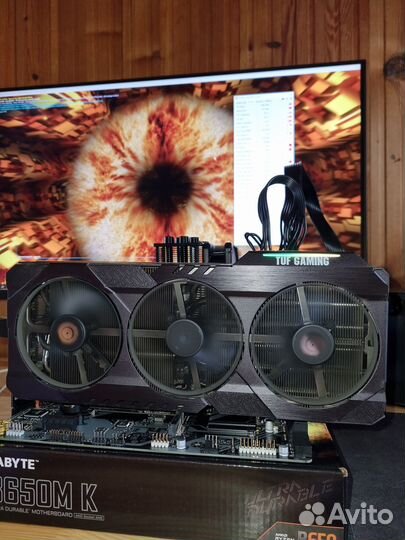 Почти не пользованная RTX 3080 Asus TUF Gaming