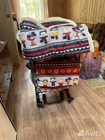 Сани коляска детские