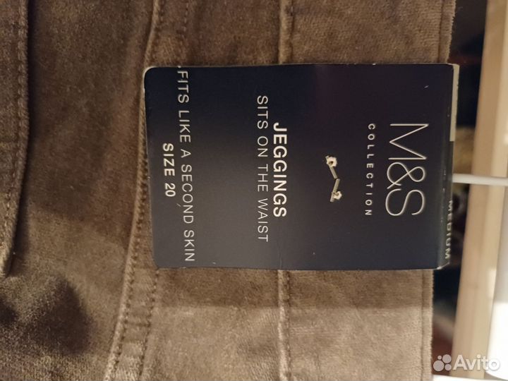 Джинсы M&S велюр