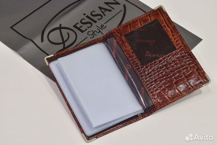 Обложка кожаная для водительских документов- Турци