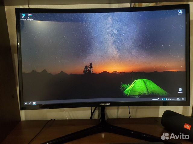 Монитор Samsung C24RG50FQI Black 144Hz