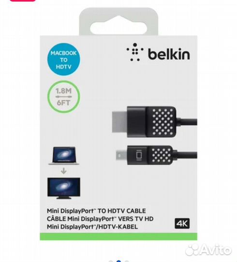 Кабель Belkin mini DisplayPort - hdmi
