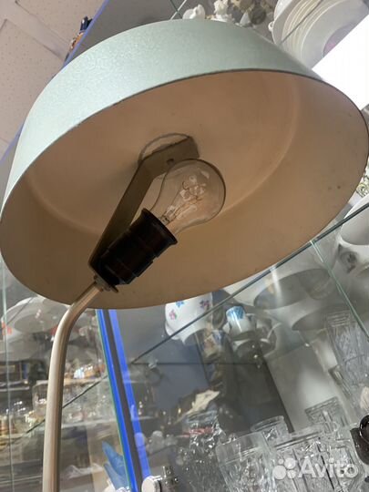 Лампа настольная СССР металлическая