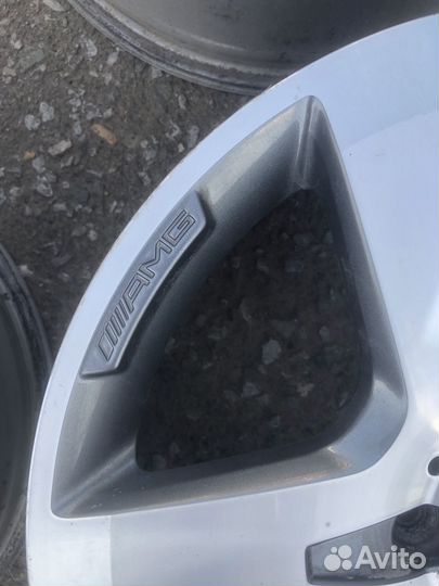 Литые диски R18 на mercedes AMG