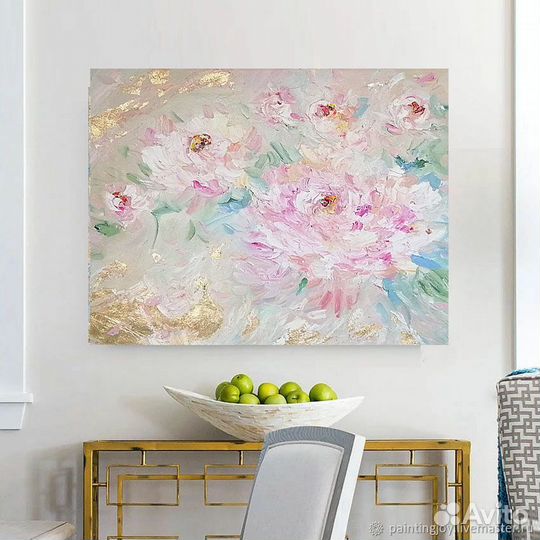 Картина пионы 