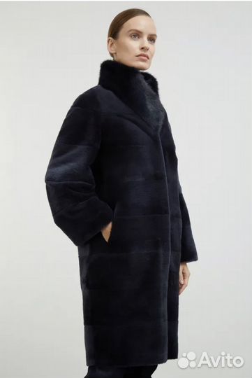 Натуральная шуба из меха нутрии